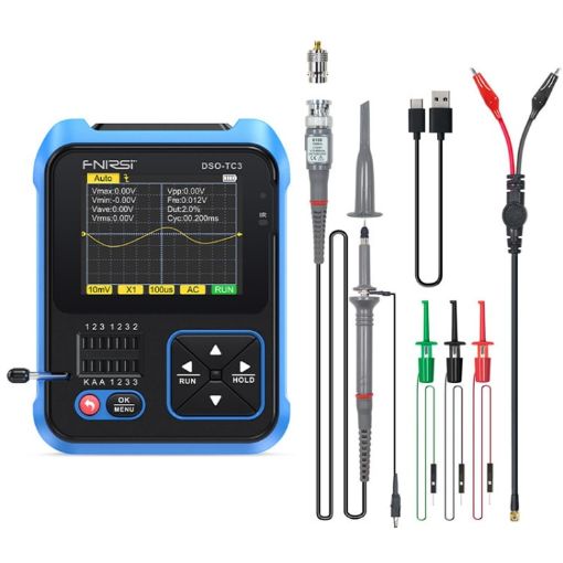 FNIRSI 3 In 1 Handheld Digital Oscilloscope LCR Transistor Tester - 1