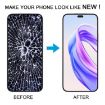 For Honor X50i+ LCD Screen Digitizer Full Assembly with Frame - Black - 6