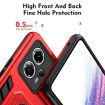 Motorola Moto G13 Red Armor Finger Loop Phone Case - 4