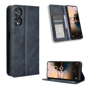 TCL 40 NxtPaper 4G Blue Leather Phone Case - 1