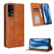 TCL 40 XE 5G/40 NxtPaper 5G Leather Phone Case (Brown) - 1