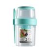 Salad Meal Shaker Cup Portable Fruit and Vegetable Container Blue - 1