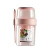 Salad Meal Shaker Cup Portable Fruit and Vegetable Container Pink - 1