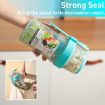 Salad Meal Shaker Cup Portable Fruit and Vegetable Container Pink - 4