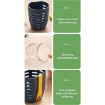 600ml Fruit and Veggie Snack Cup with Lid and Fork - White - 9