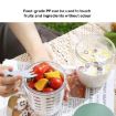 600ml Fruit and Veggie Snack Cup with Lid and Fork - Green - 4