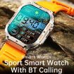 K57 Pro 1.96 Inch Bluetooth Smart Watch, Black Three-beads - 4
