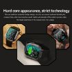 K57 Pro 1.96" Bluetooth Smart Watch, Silver Steel - Waterproof & Weather Display - 6