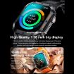 K57 Pro 1.96" Smart Watch - Silver Leather - Waterproof - Bluetooth - 5