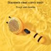 Bee Pet Comb Cats Hair Removal Brush (Pink) - 5