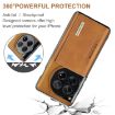 OnePlus 12 DG.MING M2 Series 3-Fold Multi Card Bag + Magnetic Phone Case - 4