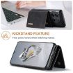 OnePlus 12 DG.MING M1 Series Wallet Case - Black - 3