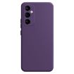 Samsung Galaxy A35 Liquid Silicone Phone Case - Dark Purple - 1