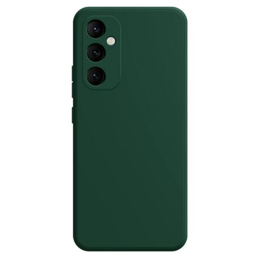 Samsung Galaxy A35 Liquid Silicone Phone Case - Dark Green - 1