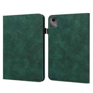Green Lace Flower Leather Tablet Case for Lenovo Tab M11/Xiaoxin Pad 11 - 1