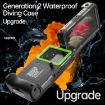 Diving Shell Gen2 Upgrade IP68 Waterproof Phone Case - Black Green - 5