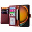 Samsung Galaxy Xcover 7 Red Leather Phone Case with Zipper Lanyard - 3