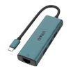 Onten UC121 USB-C to USB 3.0 HUB with 5V Input & Network Card - 1