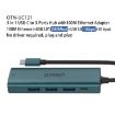 Onten UC121 USB-C to USB 3.0 HUB with 5V Input & Network Card - 4