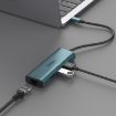 Onten UC121 USB-C to USB 3.0 HUB with 5V Input & Network Card - 7
