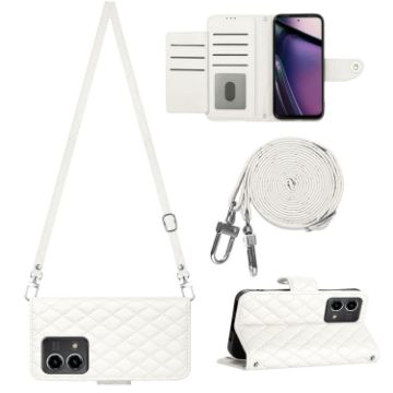 Motorola Moto G Stylus 5G 2023 White Leather Phone Case - 1