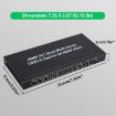 NK-941S 4K HDMI 4x1 Screen Splitter + USB3.0 Video Capture (Black) - 4