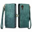 Samsung Galaxy Xcover 7 Geometric Zipper Wallet Leather Phone Case - 2