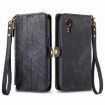 Samsung Galaxy Xcover 7 Geometric Zipper Wallet Leather Phone Case - 2