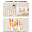 Picture of Children Wooden Geometric Shape Matching Enlightenment Beads Building Blocks Educational Toys (Colorful)