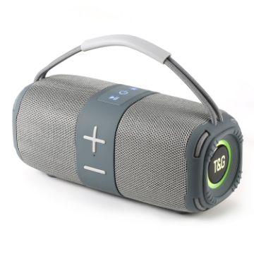 T&G TG-668 Wireless Bluetooth Speaker Portable TWS Subwoofer Grey - 1