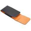 Men's 6.5 Inch Vertical Phone Waist Bag Leather Case - 6