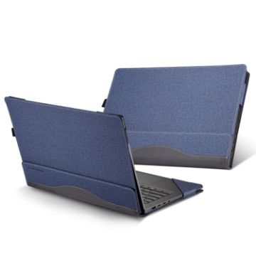 Picture of For Samsung Galaxy Book 4 Pro 14 Inch Leather Laptop Anti-Fall Protective Case (Dark Blue)
