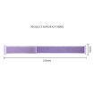 Samsung Galaxy Fit 3 Woven Nylon Loop Watch Band - Purple - 7