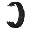 Samsung Galaxy Fit 3 Woven Nylon Loop Watch Band - Black - 2