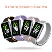 Samsung Galaxy Fit 3 Woven Nylon Loop Watch Band - Black - 5