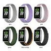 Samsung Galaxy Fit 3 Woven Nylon Loop Watch Band - Black - 6