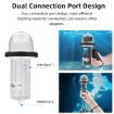DJI Osmo Pocket 3 BRDRC Waterproof Case - 40m Depth - Transparent Handle - 5