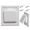 Dual Door Dryer Vent Cover No-Pest Exhaust Cover - 2
