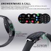 DM14 1.32" BT5.2 Smart Sport Watch - Black - 4