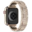 Apple Watch SE 2023 40mm H Slim Stainless Steel Watch Band - Starlight - 4