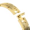 Apple Watch SE 2023 44mm H Slim Stainless Steel Band - Silver Gold - 5