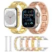 Apple Watch Series 3 38mm H Slim Stainless Steel Band - Silver Gold - 7