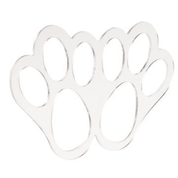 Picture of Acrylic Easter Bunny Footprint Template, Style:Dual Footprint