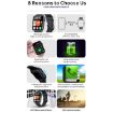 QS08 PRO 1.83" Smart Sport Watch - Black - Health Monitor - 4