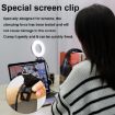 Picture of YRing48 4-Inch 48LEDs Laptop Camera Video Conference Live Beauty Ring Fill Light, Spec: Clip Set