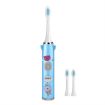 Blue Cartoon Children Electric Toothbrush with 3 Heads - USB Charging - 1