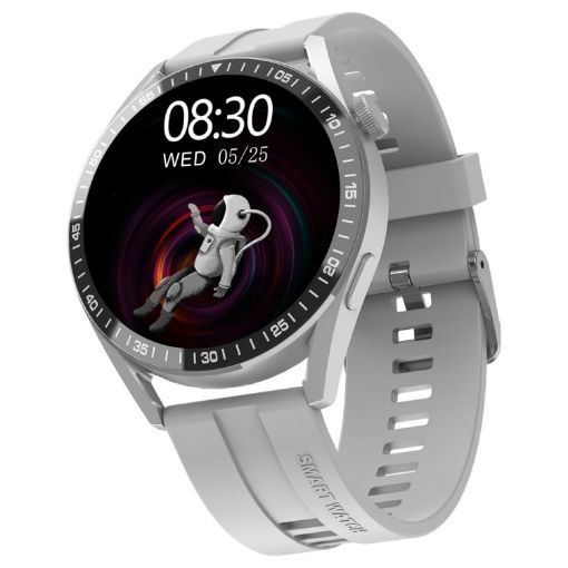 GT3 1.32" Smart Watch - Bluetooth Call/Heart Rate/Blood Pressure/Oxygen - Silver - 1