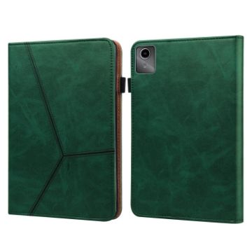 Lenovo Tab M11/Xiaoxin Pad 11 Green Leather Tablet Case - 1