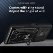 Motorola Edge 40 Neo 5G Sliding Camshield TPU+PC Phone Case with Card Slot - 6