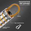 X10 White Laser Outdoor LED Flashlight Portable Rechargeable Work Lamp - 7